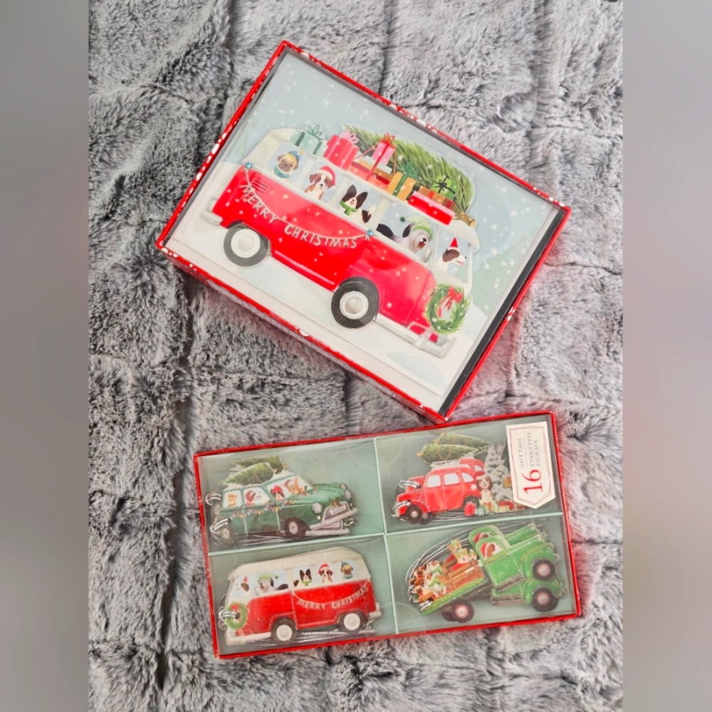 🎄🐾 Molly & Rex Dog Bundle, Christmas Cards and Christmas Gift Tags 🐾🎄